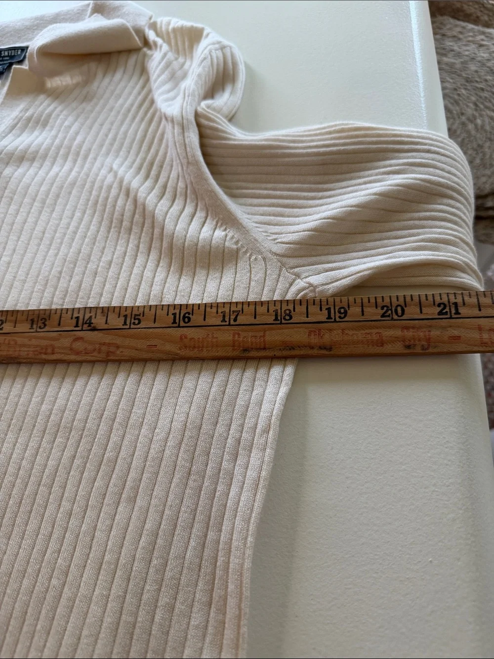 Todd Snyder Bisque Silk Cashmere LS Polo Sz M. New. Box50
